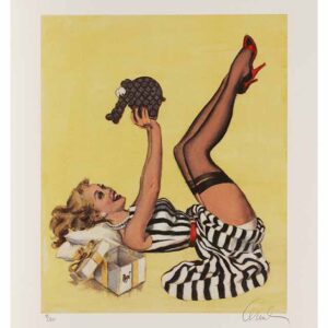 Otto Waalkes - LEGS UP - original Grafik handsigniert