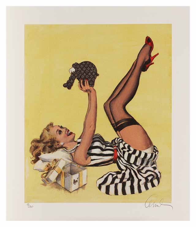 Otto Waalkes - LEGS UP - original Grafik handsigniert