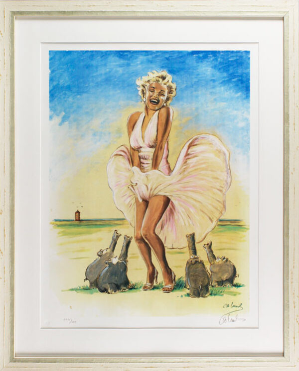 Otto Waalkes - OSTFRIESISCHER FÖHN IV - original Siebdruck