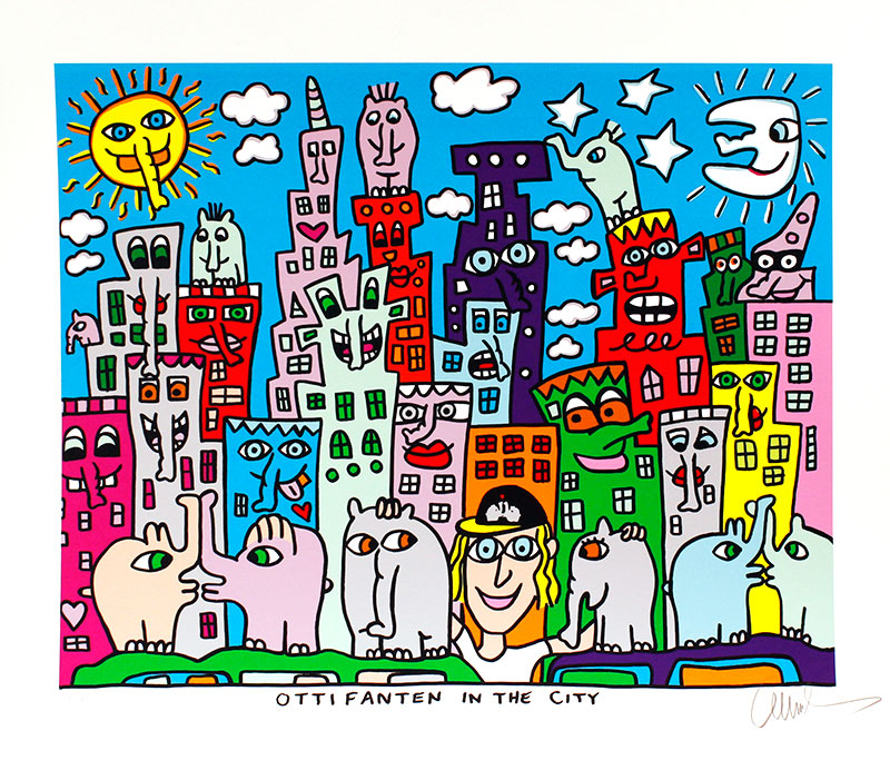 Otto Waalkes - OTTIFANTEN IN THE CITY - original handsigniert
