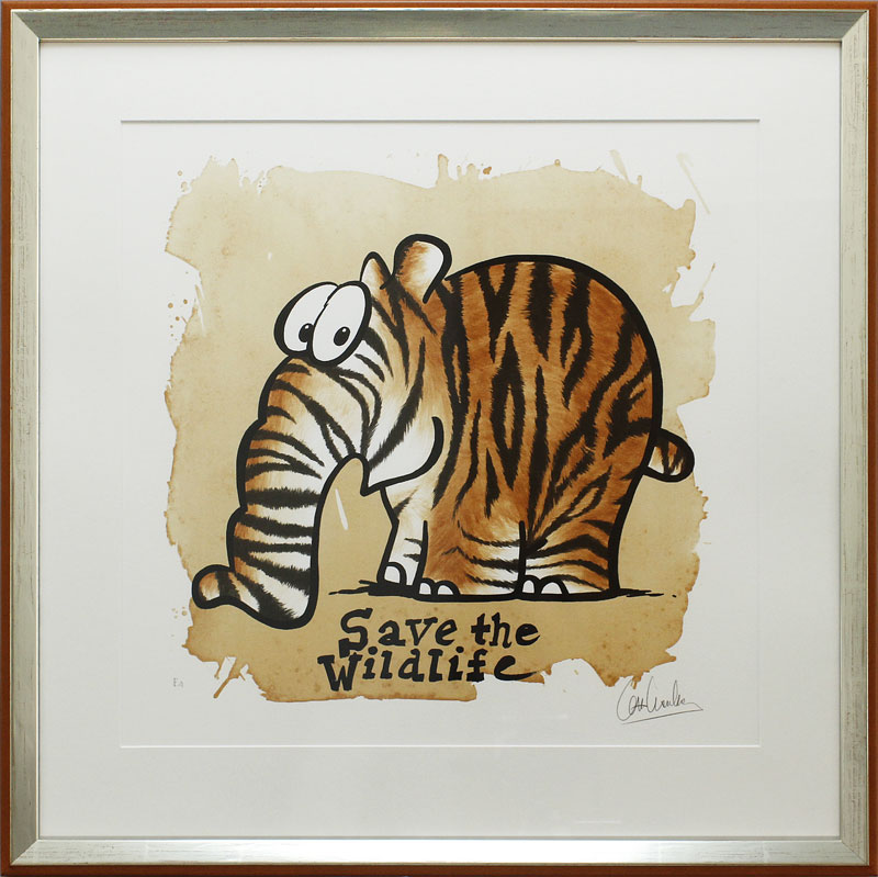 Otto Waalkes - Save the Wildlife - original handsigniert