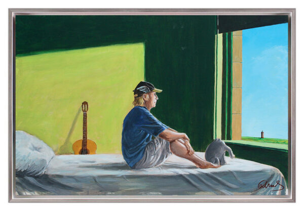 Otto Waalkes - SITTIN' IN THE MORNING SUN - Original Pigmentgrafik auf Leinwand