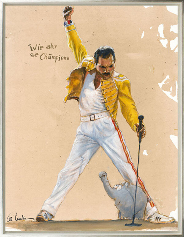 1 Otto Waalkes - WIE AHR SE CHÄMPJENS - ORIGINAL Pigmentgrafik auf Leinwand