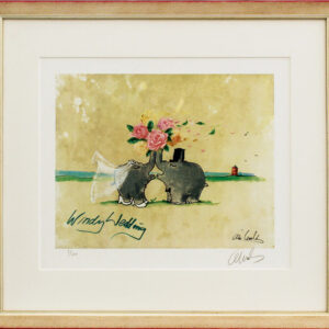 Otto Waalkes - WINDY WEDDING - Original Siebdruck handsigniert