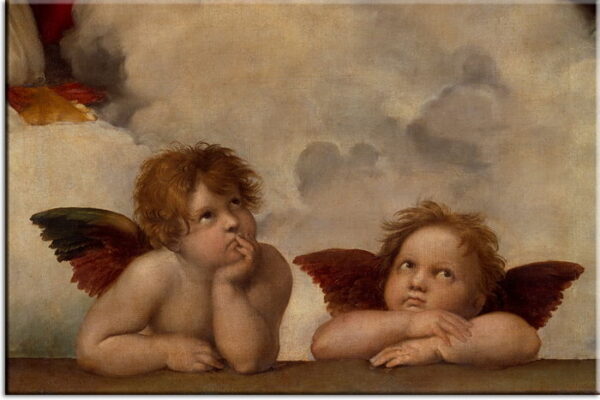 Raphael da Urbino Bilder - Angeli- Engel -60 x 90 cm