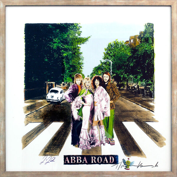 Thomas Jankowski - ABBA ROAD - Original Mischtechnik (Unikat)