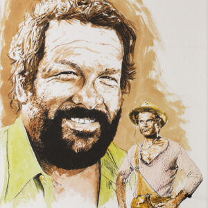 Thomas Jankowski - BUD SPENCER - Original Mischtechnik (Unikat)