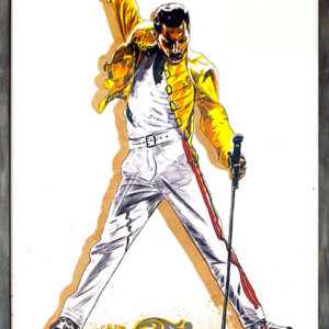 Thomas Jankowski - FREDDIE MERCURY - 60x100cm - Original Mischtechnik (Unikat)