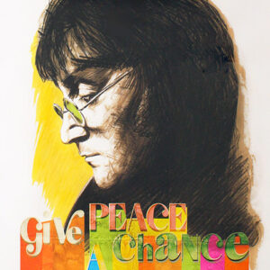 Thomas Jankowski - GIVE PEACE A CHANCE - JOHN LENNON  - 50x70 Original Mischtech...