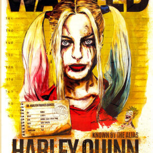 Thomas Jankowski - HARLEY QUINN - WANTED Original Mischtechnik (Unikat)