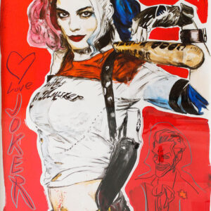 Thomas Jankowski - HARLEY QUINN - Original Mischtechnik (Unikat)