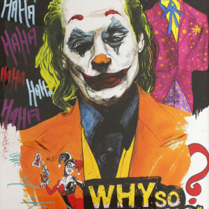Thomas Jankowski - JOKER - WHY SO SERIOUS - Original Mischtechnik (Unikat)