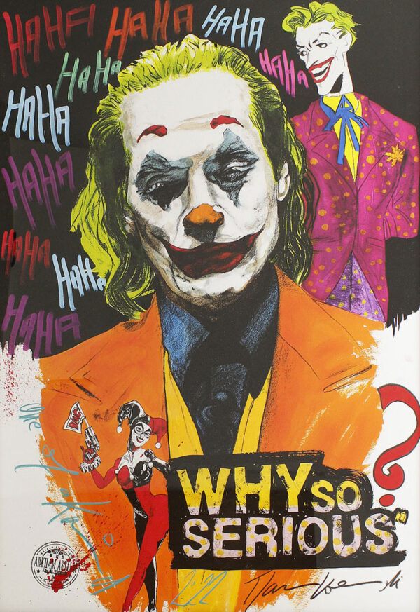 Thomas Jankowski - JOKER - WHY SO SERIOUS - Original Mischtechnik (Unikat)