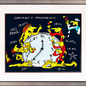 Udo Lindenberg COOLMAN'S TAGESABLAUF - original Grafik handsigniert