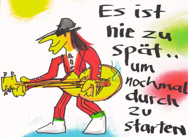 Udo Lindenberg ES IST NIE ZU SPÄT UM NOCHMAL DURCH ZU STARTEN - Edition 2022 - o...
