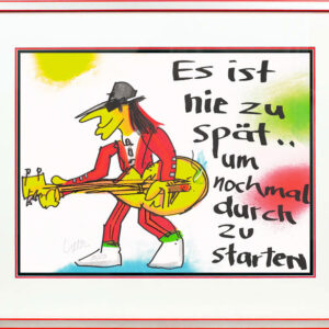 Udo Lindenberg ES IST NIE ZU SPÄT UM NOCHMAL DURCH ZU STARTEN - Edition 2022 - o...
