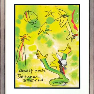 Udo Lindenberg GREIF NACH DEINEM STERN - Edition 2023 - original Siebdruck
