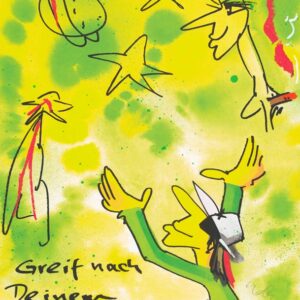 Udo Lindenberg GREIF NACH DEINEM STERN - Edition 2023 - original Siebdruck