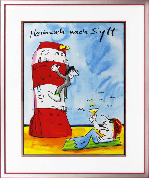 Udo Lindenberg HEIMWEH NACH  SYLT - Original Grafik