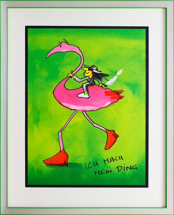Udo Lindenberg ICH MACH MEIN DING - INGO FLAMINGO - original handsigniert