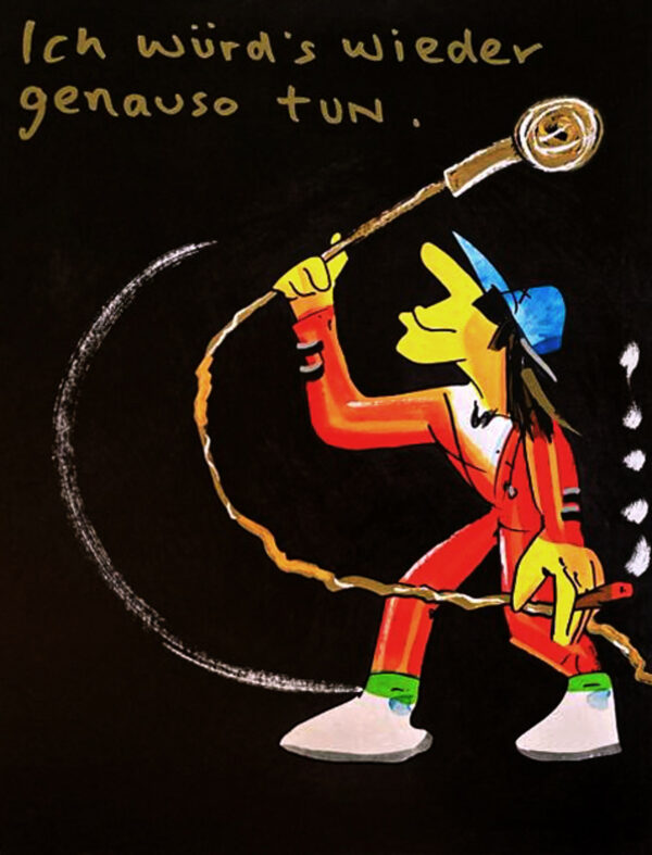 1 Udo Lindenberg ICH WÜRD´S WIEDER GENAUSO TUN - Black Edition - original Siebdr...
