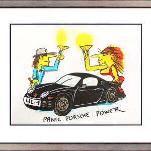 Udo Lindenberg PANIC PORSCHE POWER - Edition 2022 - original Siebdruck