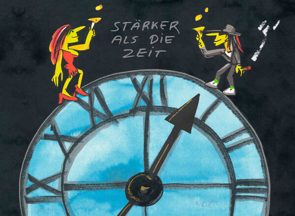 Udo Lindenberg STÄRKER ALS DIE ZEIT - original Grafik handsigniert