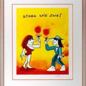 Udo Lindenberg STARK WIE ZWEI - original Siebdruck