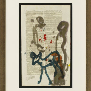Armin Mueller-Stahl - WORT UND BILD - AUF DER PIRSCH - original gemalt - HANDSIG...