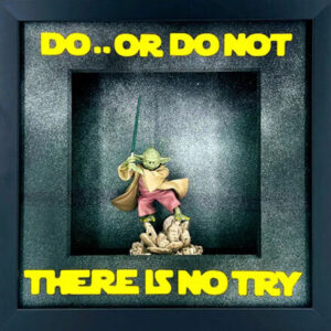 Andreas Lichter Bilder - THERE IS NO TRY  - Original 3D-Bildobjekt