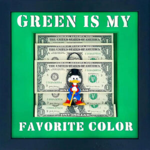 Andreas Lichter Bilder - DAGOBERT - GREEN IS MY FAVORITE COLOR - Original 3D-Bil...