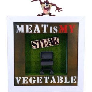 Andreas Lichter Bilder - MEAT IS MY VEGETABLE - Original 3D-Bildobjekt