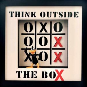 Andreas Lichter Bilder - THINK OUTSIDE THE BOX - Original 3D-Bildobjekt
