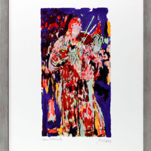 Armin Mueller-Stahl - MEINE GEIGE - UNIKATDRUCK Vers. Violett - handsigniert