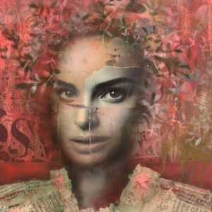 Moderne Collage - BELLISSIMA - Unikat