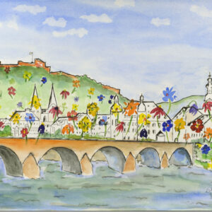 Koblenz Blueht - Buga - E. Girmann - Leinwandbild