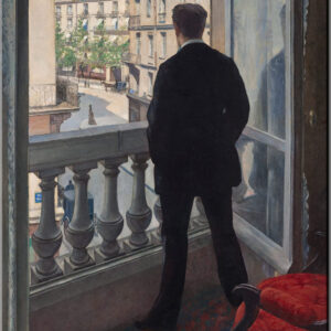 Gustave Caillebotte - Bilder - Jeune homme à la fenêtre - Leinwandbild