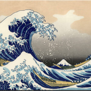 Katsushika Hokusai - Die große Welle von Kanagawa - Leinwandbild