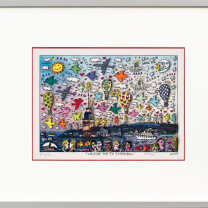 James Rizzi - CRUISE ME TO ISTANBUL - Original 3D Bild HANDSIGNIERT