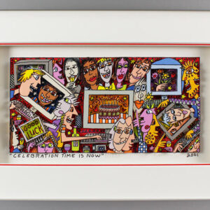 James Rizzi Bilder - CELEBRATION TIME IS NOW  - HANDSIGNIERT