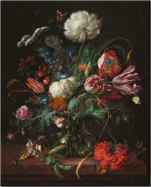 Jan Davidszoon de Heem - Flowers - Leinwandbild