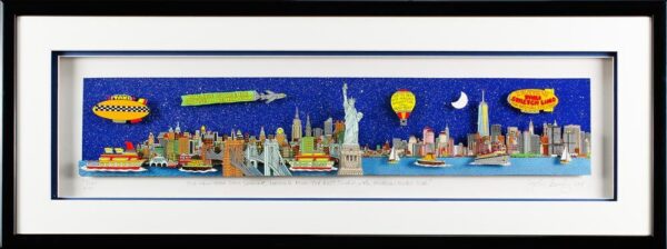 John Suchy - NEW YORK CITY SKYLINE - Original 3D Bildobjekt - handsigniert