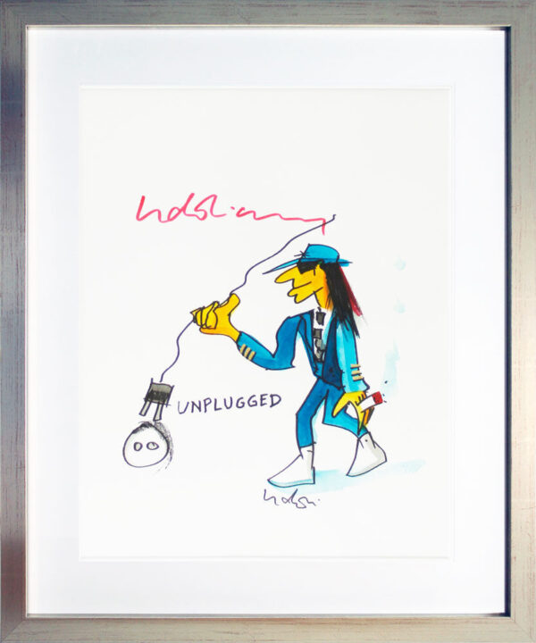 Udo Lindenberg - UNPLUGGED - UNIKAT - handgemaltes Aquarell