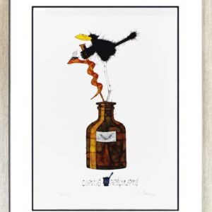 Michael Ferner - Corvus Aesculapius - Original Grafik