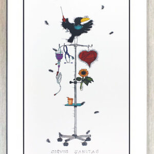 Michael Ferner Bilder - CORVUS SANITAS - Original Grafik