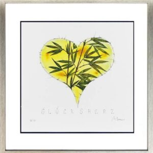 Michael Ferner - Glücksherz - Original Grafik