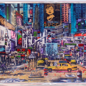 Sandra Rauch - Times Square - House of Gucci - serielles Unikat handsigniert