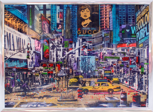 Sandra Rauch - Times Square - House of Gucci - serielles Unikat handsigniert