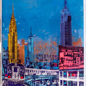 Sandra Rauch - New York Subway - serielles Unikat handsigniert