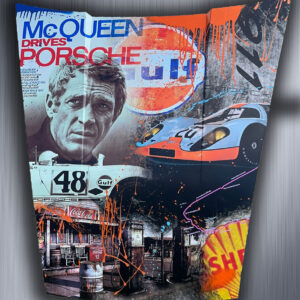 SKYYLOFT - Motorhaube Porsche 911 - Steve McQueen - GULF